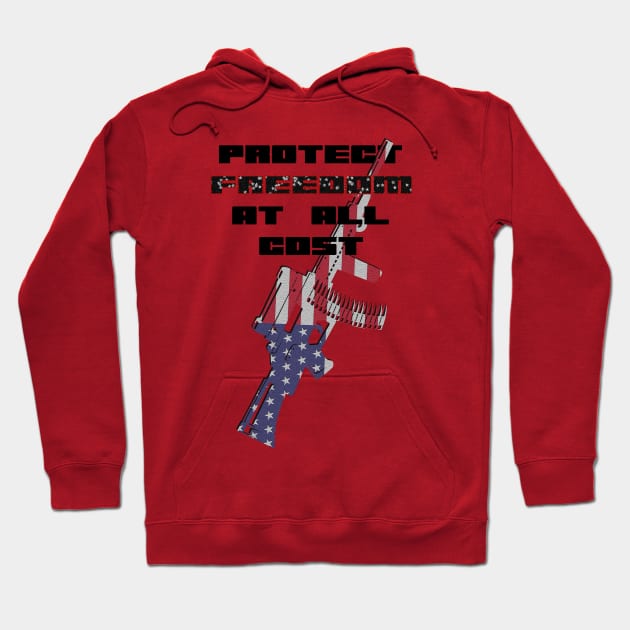 FREEDOM Front Hoodie by Plutocraxy